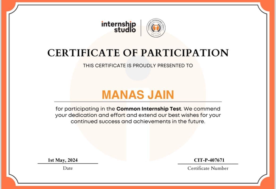 Certificate 2